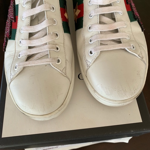 Sold! Gucci ace studded lightning bolt sneakers - Picture 4 of 8